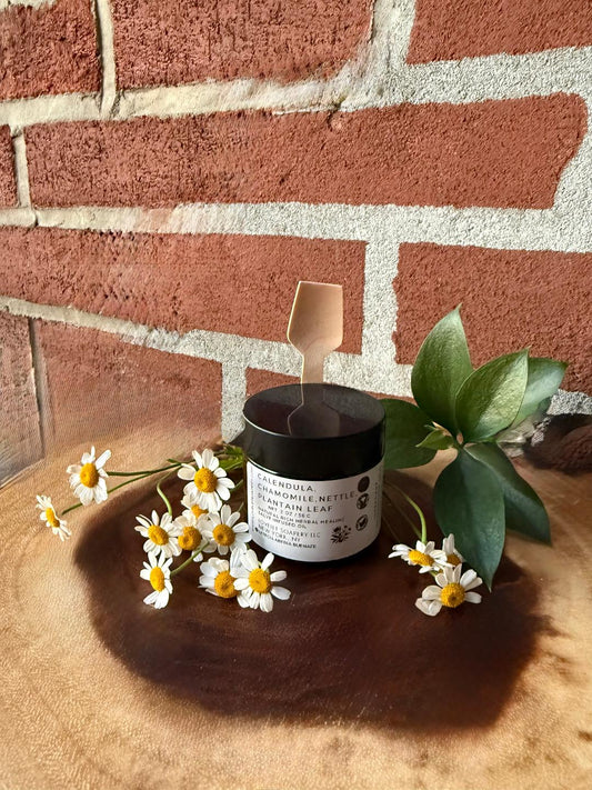 Calendula, Chamomile, Nettle and Great Plantain Leaf  Herbal Salve