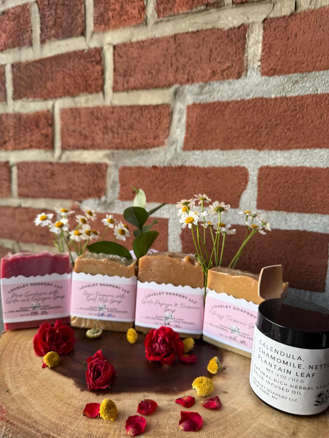 5 Pieces Bundle Sale with 4 Oz Herbal Salve