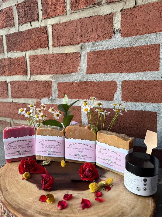 5 Pieces Bundle set with 2 oz Herbal Salve