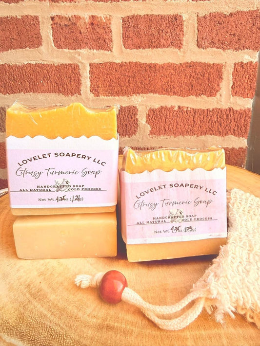 Citrusy Turmeric Soap